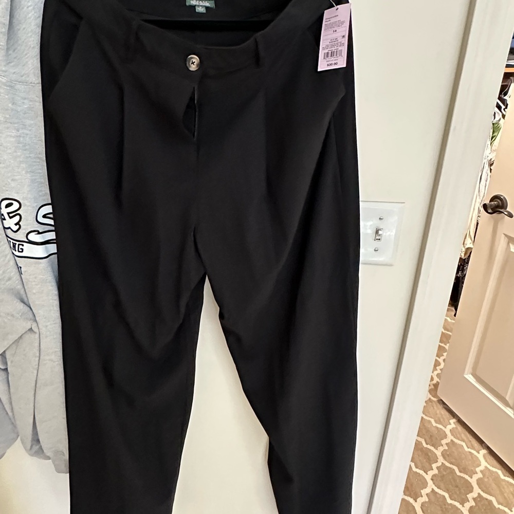 Wild Fable Black Women's Trousers